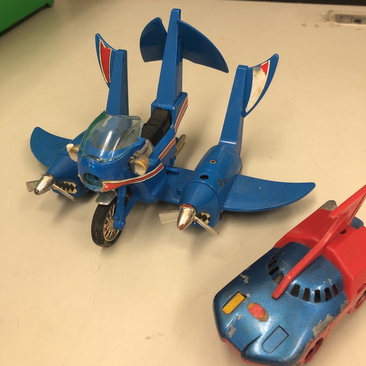 超合金　タカトク　超人ビビューン　バイク　当時物